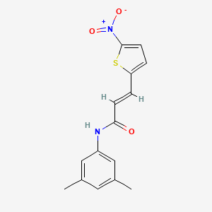 (E)-N-(3,5-dimethylphenyl)-3-(5-nitrothiophen-2-yl)prop-2-enamide