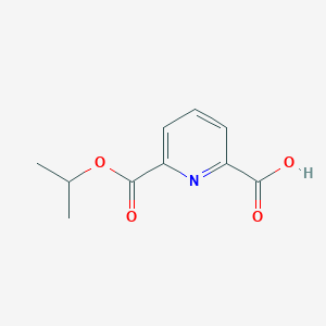 molecular formula C10H11NO4 B259521 6-(Isopropoxycarbonyl)-2-pyridinecarboxylic acid 