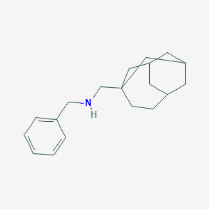 molecular formula C19H27N B259523 N-benzyl-N-(tricyclo[4.3.1.1~3,8~]undec-3-ylmethyl)amine 