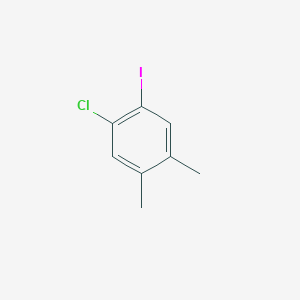 molecular formula C8H8ClI B2595244 1-Chloro-2-iodo-4,5-dimethylbenzene CAS No. 755758-89-5