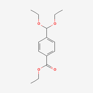 molecular formula C14H20O4 B2595270 4-(二乙氧基甲基)苯甲酸乙酯 CAS No. 35848-99-8