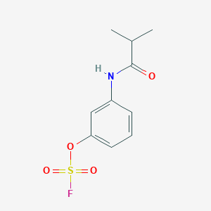 1-Fluorosulfonyloxy-3-(2-methylpropanoylamino)benzene