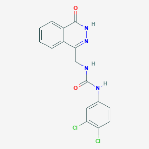 1-(3,4-dichlorophenyl)-3-[(4-oxo-3H-phthalazin-1-yl)methyl]urea