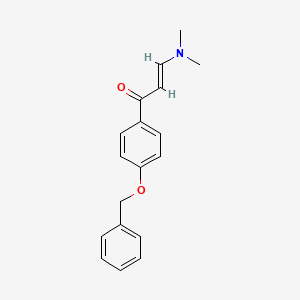 (2E)-1-[4-(benzyloxy)phenyl]-3-(dimethylamino)prop-2-en-1-one