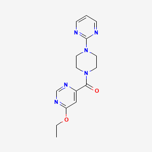 (6-Ethoxypyrimidin-4-yl)(4-(pyrimidin-2-yl)piperazin-1-yl)methanone