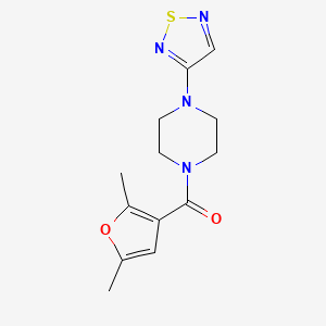1-(2,5-Dimethylfuran-3-carbonyl)-4-(1,2,5-thiadiazol-3-yl)piperazine