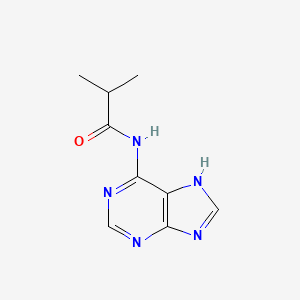 molecular formula C9H11N5O B2595388 2-methyl-N-(7H-purin-6-yl)propanamide CAS No. 109153-46-0
