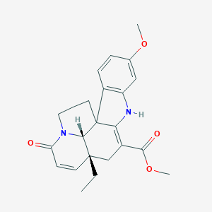 molecular formula C22H24N2O4 B025954 3-Oxo-11-methoxytabersonine CAS No. 102719-84-6