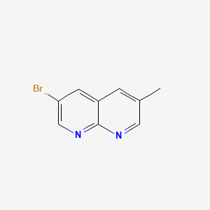 molecular formula C9H7BrN2 B2595413 3-溴-6-甲基-1,8-萘啶 CAS No. 2307552-91-4