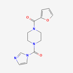 1-(2-furoyl)-4-(1H-imidazol-1-ylcarbonyl)piperazine