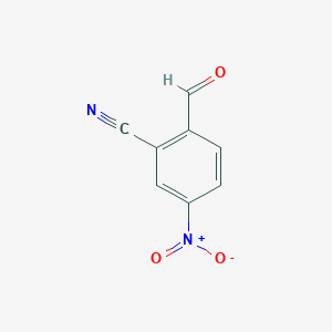 molecular formula C8H4N2O3 B2595417 2-Formyl-5-nitrobenzonitrile CAS No. 1289211-06-8