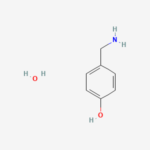 molecular formula C7H11NO2 B2595418 4-Hydroxybenzylamine hydrate CAS No. 2006278-39-1; 696-60-6