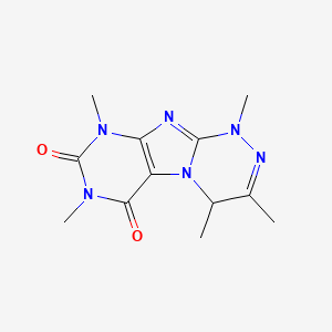1,3,4,7,9-Pentamethyl-4H-purino[8,7-c][1,2,4]triazine-6,8-dione