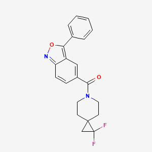 (1,1-Difluoro-6-azaspiro[2.5]octan-6-yl)(3-phenylbenzo[c]isoxazol-5-yl)methanone