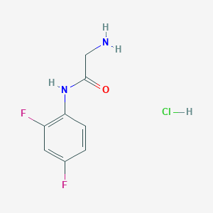 N1-(2,4-Difluorophenyl)glycinamide hydrochloride