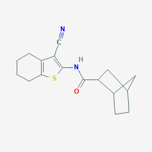 N-(3-cyano-4,5,6,7-tetrahydro-1-benzothien-2-yl)bicyclo[2.2.1]heptane-2-carboxamide