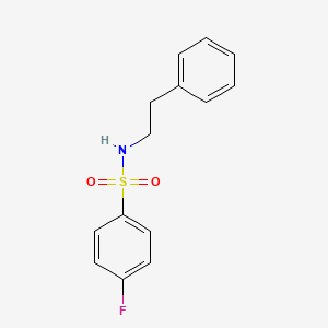 4-fluoro-N-(2-phenylethyl)benzenesulfonamide