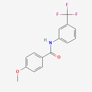 molecular formula C15H12F3NO2 B2595508 4-甲氧基-N-[3-(三氟甲基)苯基]苯甲酰胺 CAS No. 200630-42-8