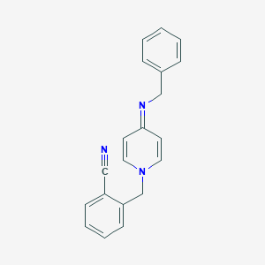 2-[4-(Benzylimino)-1,4-dihydro-1-pyridylmethyl]benzonitrile