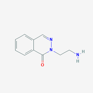 molecular formula C10H11N3O B2595746 2-(2-氨基乙基)-1,2-二氢酞嗪-1-酮 CAS No. 215524-15-5