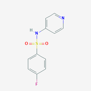 molecular formula C11H9FN2O2S B259578 4-fluoro-N-(4-pyridinyl)benzenesulfonamide 