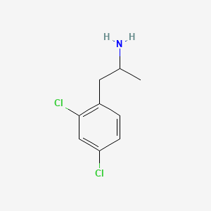 molecular formula C9H11Cl2N B2595827 1-(2,4-Dichlorophenyl)propan-2-amine CAS No. 32560-77-3