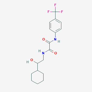 N1-(2-cyclohexyl-2-hydroxyethyl)-N2-(4-(trifluoromethyl)phenyl)oxalamide