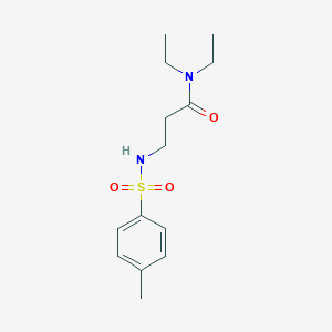 N,N-diethyl-3-{[(4-methylphenyl)sulfonyl]amino}propanamide