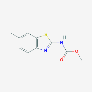 methyl N-(6-methyl-1,3-benzothiazol-2-yl)carbamate