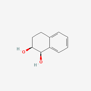 molecular formula C10H12O2 B2596124 1,2-Naphthalenediol, 1,2,3,4-tetrahydro-, cis- CAS No. 57495-92-8
