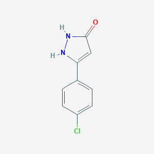 molecular formula C9H7ClN2O B259619 3-(4-Chlorophenyl)-1H-pyrazol-5-ol 