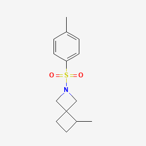 molecular formula C14H19NO2S B2596223 7-Methyl-2-(4-methylphenyl)sulfonyl-2-azaspiro[3.3]heptane CAS No. 2310098-85-0