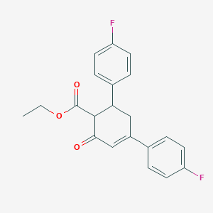 Ethyl 4,6-bis(4-fluorophenyl)-2-oxocyclohex-3-ene-1-carboxylate