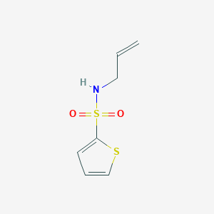molecular formula C7H9NO2S2 B2596295 N-(丙-2-烯-1-基)噻吩-2-磺酰胺 CAS No. 140938-40-5