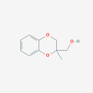 B2596319 (3-methyl-2H-1,4-benzodioxin-3-yl)methanol CAS No. 16163-83-0