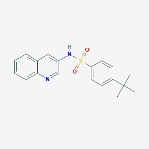 4-tert-butyl-N-quinolin-3-ylbenzenesulfonamide