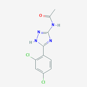 N-[5-(2,4-dichlorophenyl)-4H-1,2,4-triazol-3-yl]acetamide