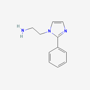 B2596370 2-(2-phenyl-1H-imidazol-1-yl)ethanamine CAS No. 113741-03-0