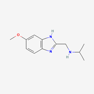 N-[(6-methoxy-1H-benzimidazol-2-yl)methyl]propan-2-amine