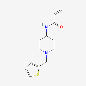 N-[1-(Thiophen-2-ylmethyl)piperidin-4-yl]prop-2-enamide