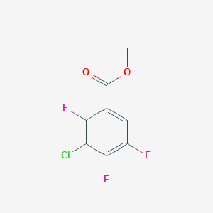 molecular formula C8H4ClF3O2 B2596403 Methyl 3-chloro-2,4,5-trifluorobenzoate CAS No. 1214375-02-6