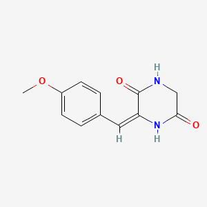 3-[(4-Methoxyphenyl)methylene]tetrahydro-2,5-pyrazinedione