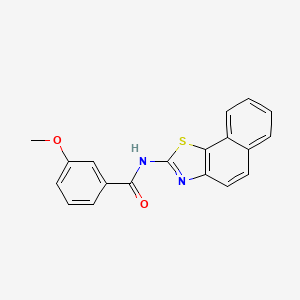N-benzo[g][1,3]benzothiazol-2-yl-3-methoxybenzamide