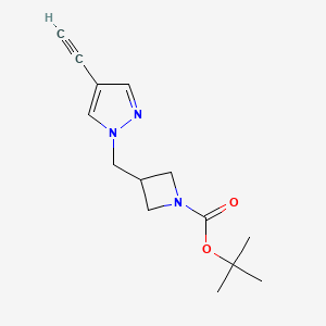 tert-Butyl 3-((4-ethynyl-1H-pyrazol-1-yl)methyl)azetidine-1-carboxylate