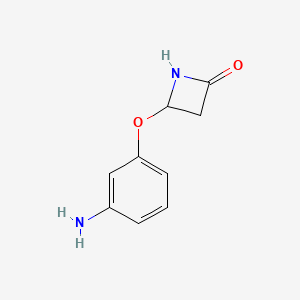 4-(3-Aminophenoxy)azetidin-2-one