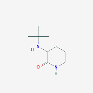 molecular formula C9H18N2O B2596478 3-(Tert-butylamino)piperidin-2-one CAS No. 2097864-30-5