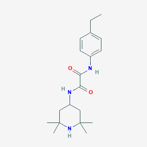 N-(4-Ethylphenyl)-N'-(2,2,6,6-tetramethyl-4-piperidyl)oxamide