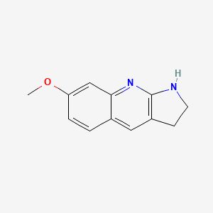 molecular formula C12H12N2O B2596492 7-methoxy-1H,2H,3H-pyrrolo[2,3-b]quinoline CAS No. 927999-35-7