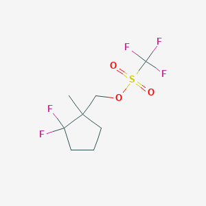 (2,2-Difluoro-1-methylcyclopentyl)methyl trifluoromethanesulfonate