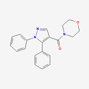 (1,5-diphenyl-1H-pyrazol-4-yl)(morpholino)methanone